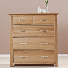 Cambridge Solid Oak 2+3 Drawers