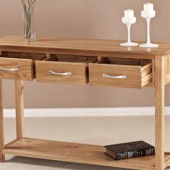 Cambridge Solid Oak Large Hall Table