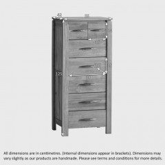 Osaka 2 Over 5 Drawers Tallboy