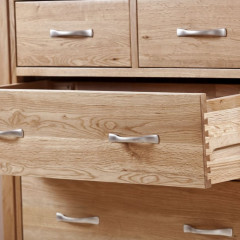 Cambridge Solid Oak 2+3 Drawers