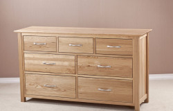 Cambridge Solid Oak 3+4 Drawers